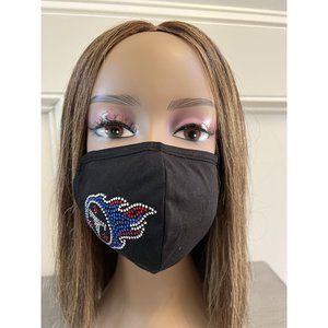 Tennessee Titans Bling Face Mask Side Logo